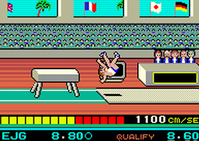 Uh, l'omino Konami baffuto pacioccoso che zompa Hypersports