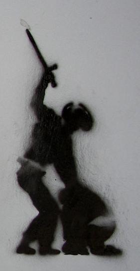 Fascista in azione fascismo