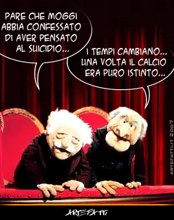 Moggi caricatura Luciano Moggi