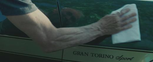 Una scena del filmone di Eastwood Gran Torino