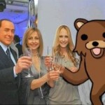 LE IMMAGINI DI SILVIO BERLUSCONI ALLA FESTA DI NOEMI LETIZIA MAN