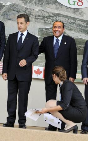 Berlusconi G8 L'Aquila